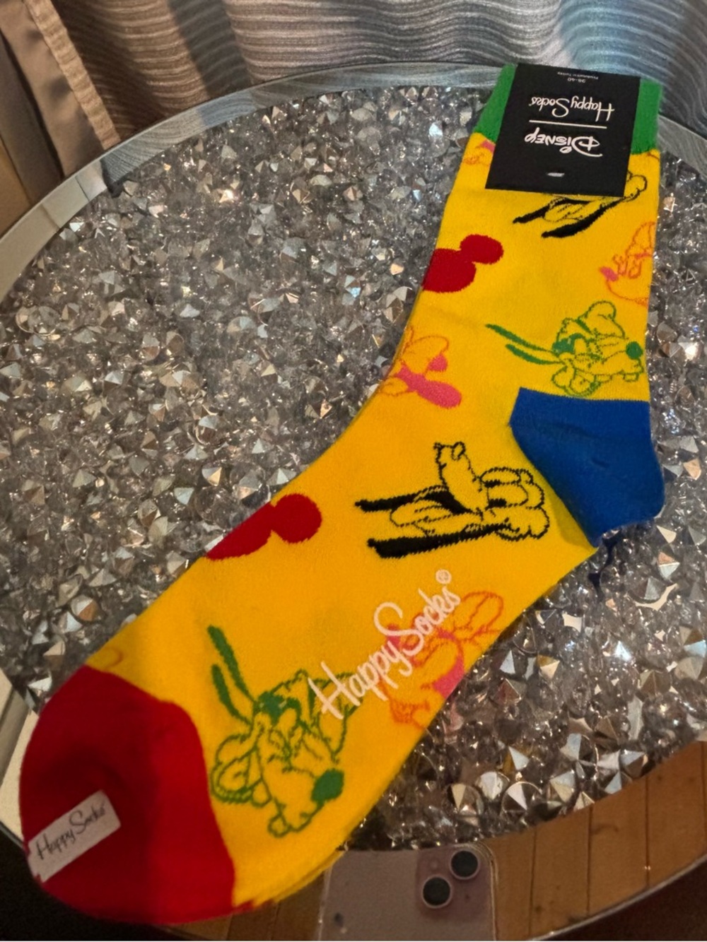 Disney x Happy Socks Pluto Character Socks 🐶✨🧦
